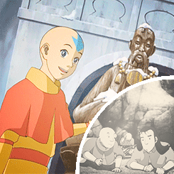 avatarparallels:  Aang learned his native element, air, from