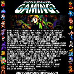 didyouknowgaming:  The Legend of Zelda: Majora’s Mask.  I encourage