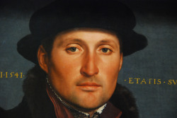 loverofbeauty:  Portrait of a Young Merchant (1541) detail - Hans