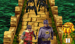 bamtan-lover69:  Batman & Robin Temple Run !theyre not supposed
