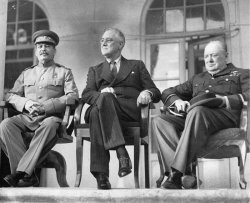 The “Big Three”: Tehran, Yalta and Potsdam.