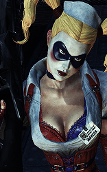 thisisfunnymistahj:  9 photos of Harley Quinn in:Batman Arkham Asylum  