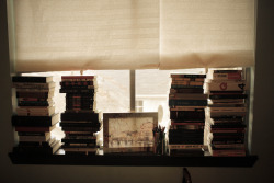 thegirlandherbooks:  I rearranged some of my books. 