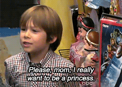 manglemymind:  charitygivers:   “You Can’t Be a Princess”