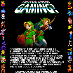 didyouknowgaming:  The Legend of Zelda: Ocarina of Time.  http://iwataasks.nintendo.com/interviews/#/wii/crossbow/0/0