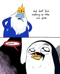 During the Reign of the Gunthers, Ice King’s poor choice