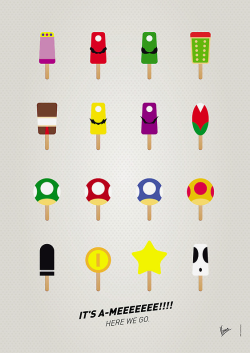 insanelygaming:  My Mario Ice Pop  Prints & Posters available