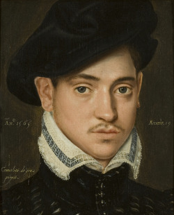 blastedheath:  Cornelis de Zeeuw, Portrait of a Young Man, 1565.