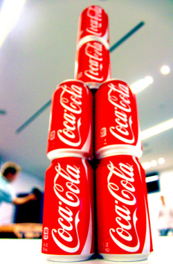 coca-cola:  Grab some cans. Grab some cans. 