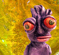 misscannabliss:  Muki Dook monster doll alien purple clay by