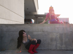 Marceline (Kassi) and Princess Bubblegum (Ria)