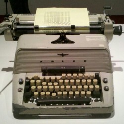 cmonstah:  Stanley Kubrick awesomeness from @lacma: the typewriter