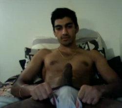 darkpitsandpubes:  Cute Indian guy with huge dick 