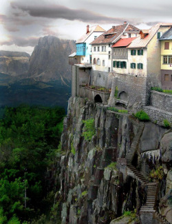likeafieldmouse:  Life on the Edge - A clifftop village in Ronda,