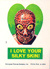 1950sunlimited:  Topps Bubblegum, 1966 Frankenstein Stickers