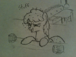 Berry, I love you but no. I wanted to draw a pony cynically snorting