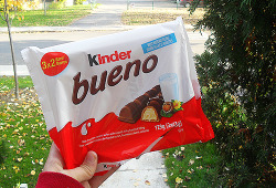 earthquaking:  kinder bueno more like my reason to be 