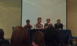 unstoppable-mogar:  Pics from the Q and A today! Bromance all