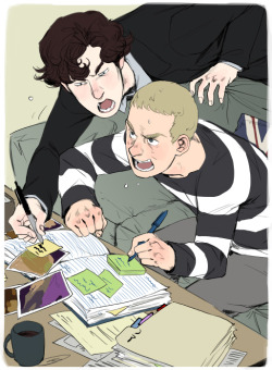 john and sherlock make the casebook~ ————————————————-