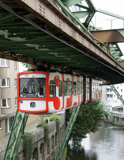  Wuppertal Schwebebahn - a suspension railway in Wuppertal, Germany