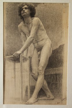 sentasart:Károly Ferenczy (1862-1917): Academic Male Nude