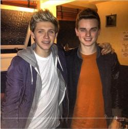 1dupdatescanada:  Photo: Niall with Jack Maynard (Conor Maynard’s