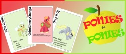 fisherpon:  Ponies to Ponies (Ponified Apples to Apples!) by