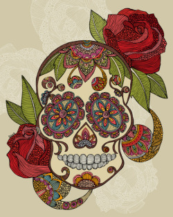 fuckyeahpsychedelics:  “Sugar Skull” by Valentina