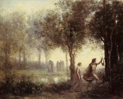 oilpaintinggallery:  Oil painting: Orpheus Leading Eurydice from