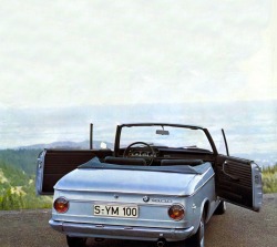 timewastingmachine:  1970 BMW 1600 Cabriolet