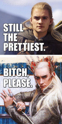 Legolas v. his dad, Thranduil … who would you vote for? 