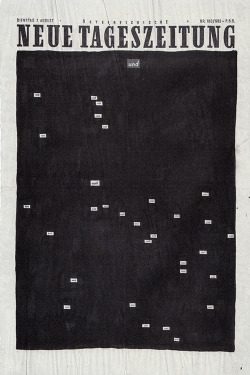 visual-poetry:  “reduced newspaper” by gerhard rühm (1962)