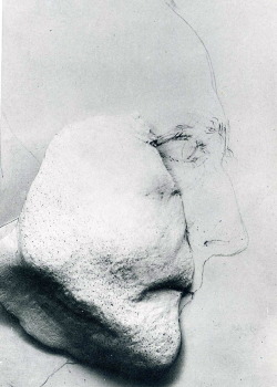 hitodama:  Marcel Duchamp With my tongue in my cheek (1959) 