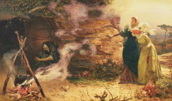 “A Visit to the Witch” by Edward Frederick Brewtnall, 1886