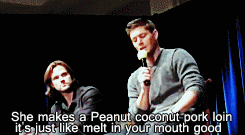  Jensen about his favorite meal Danneel cooks for him X 