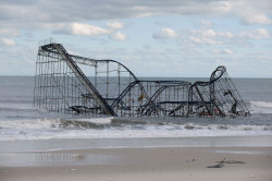 annorexia:  In New Jersey, Sandy destroyed several blocks of