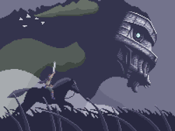 monk-of-the-mind:  8-bit Shadow of the Colossus 