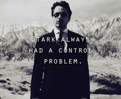 ageofgifs-blog:  Stark always had a control problem. When he
