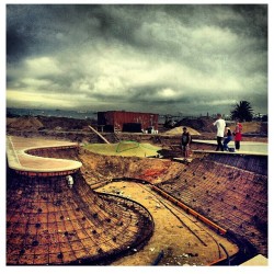 New St Kilda #skatepark ! First ones to hang out and drink there