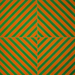 museumuesum: Frank Stella Fez, 1964. Fluorescent alkyd on