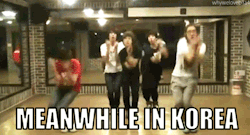 randomkpopthings:  Meanwhile in Korea … gifs are not mine 