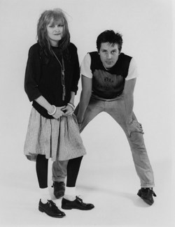  Exene Cervenka and John Doe by Ann Summa 