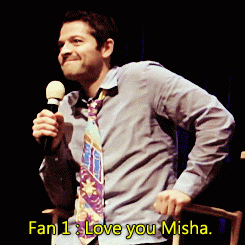 thesockmonkeyrenegade:  ohmysupernatural:  X  The look on his