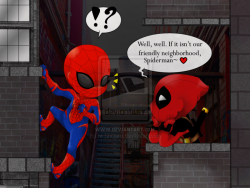 misform:  Spiderman: Deadpool?Deadpool: I got the perfect song