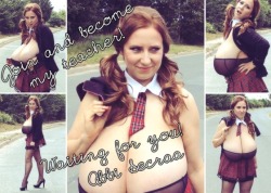cycatki:   Abbi Secraa as schoolgirl See biggest natural boobs