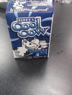 So I took this picture of my school’s milk carton and this