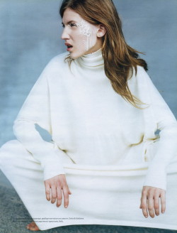 “Frostface” Vogue Russia November 2002 Tetyana Brazhnyk by