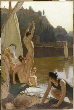 thisblueboy:  Georges-Paul Leroux (Freench, 1877-1957), The Bathers