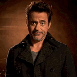 iwantcupcakes:  Robert Downey Jr. and his lovely eyebrows. 