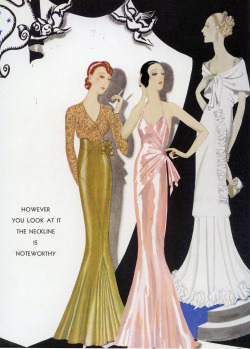 tender-isthe-night:  Charles Martin - Gowns by Augustabernard,